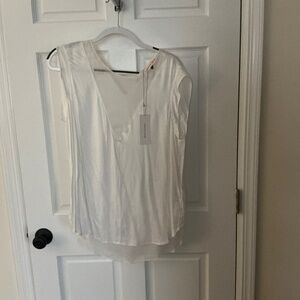 Rebecca Taylor Sea Salt sleeveless blouse new with tags